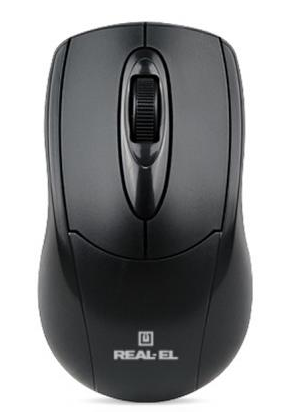 REAL-EL RM-207, USB, black